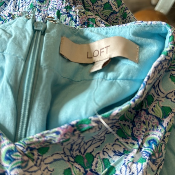 NWOT Ann Taylor LOFT Lined Halter Dress size 16 - Picture 10 of 11